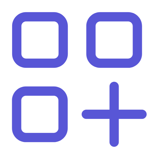 a square image of 3 blocks and a plus sign illustrating perfectly organised tasks