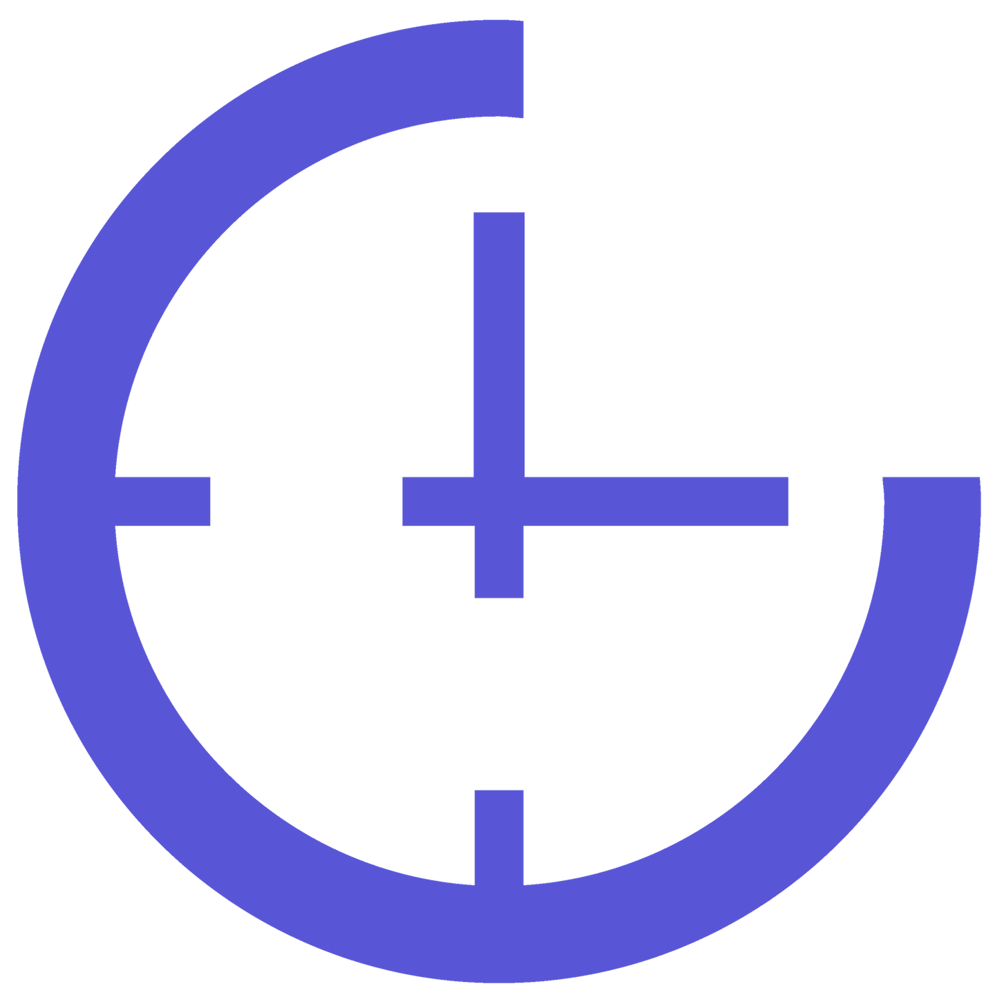 Blue and purple logo with a stylized letter 'Q' inside a circular shape.