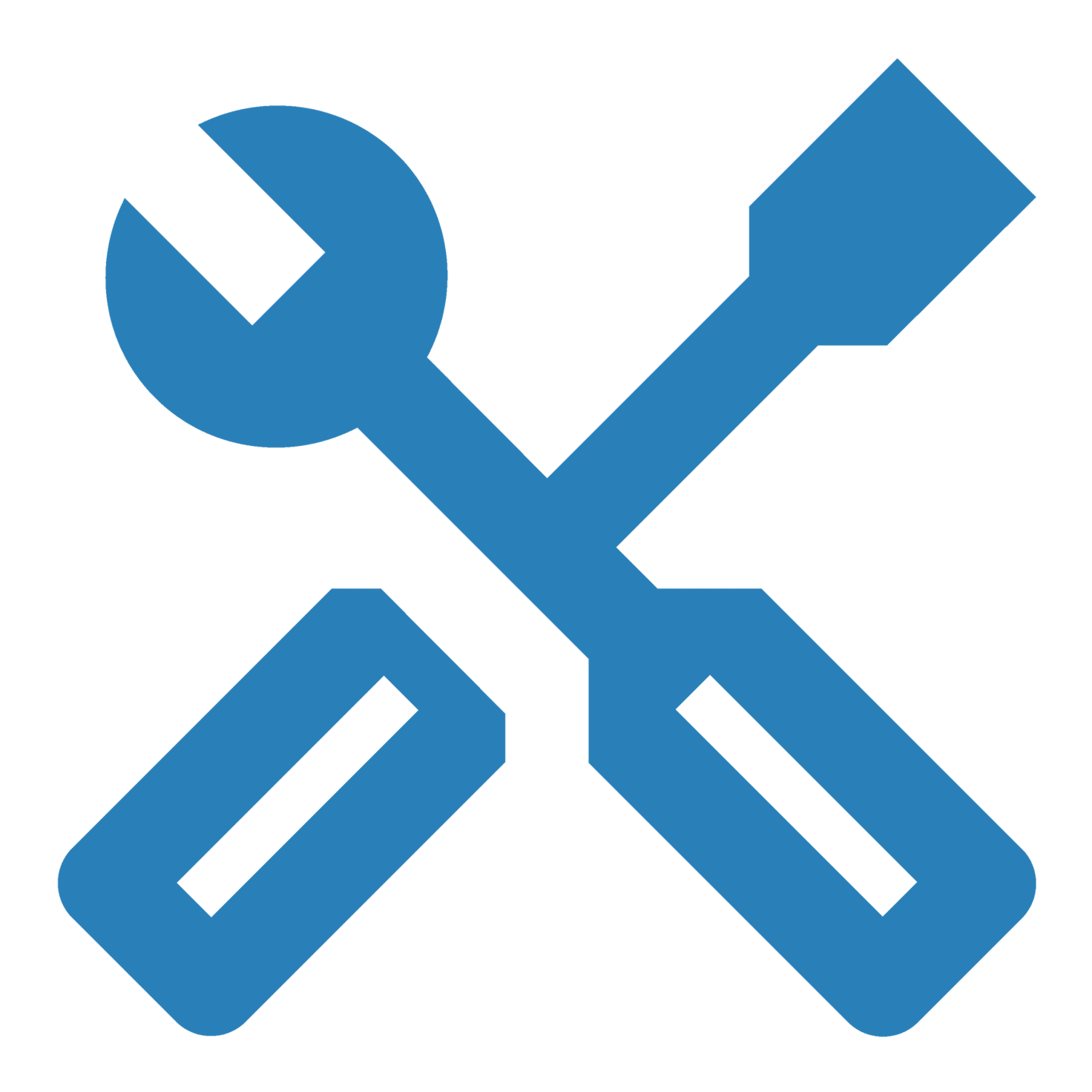Logo of QVC, an American shopping channel, in blue and black colors.