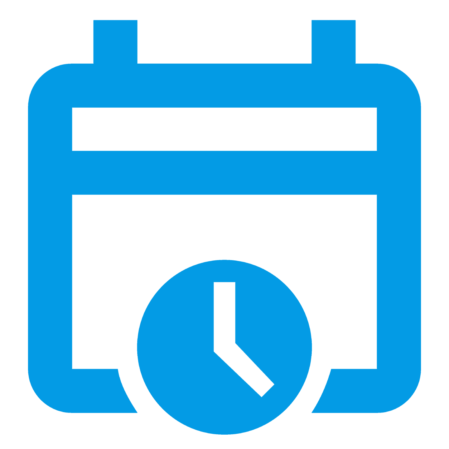 Blue and black stylized organization or logo with shapes forming a person inside a hexagon.