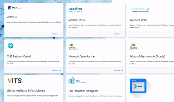 Smart Factory with GlobalReader